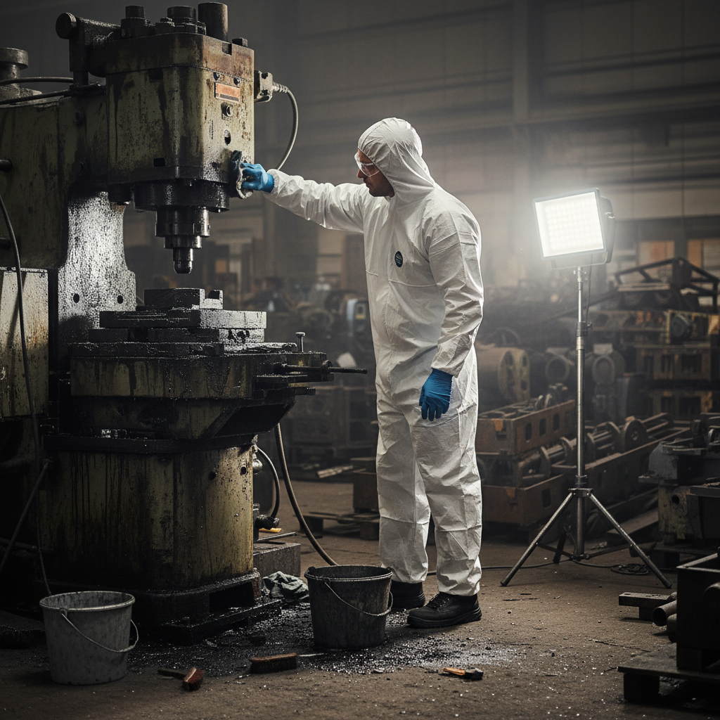 Disposable Protective Coveralls — 5 Pack