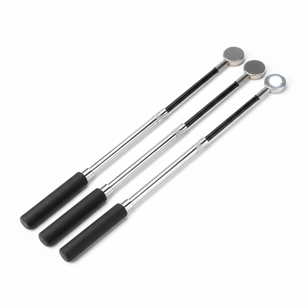 Magnetic Pickup Tool — 3-Piece Set