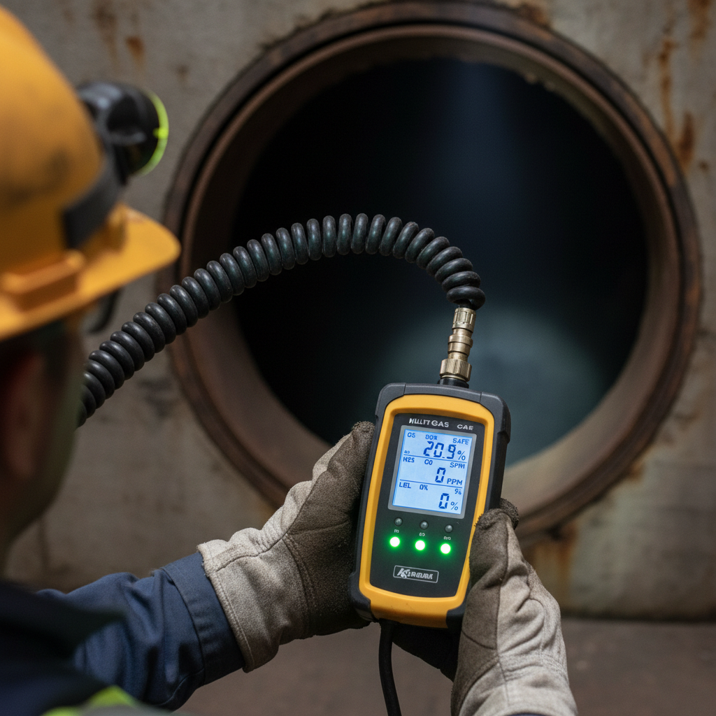 Multi-Gas Detector — Portable 4-Gas Monitor
