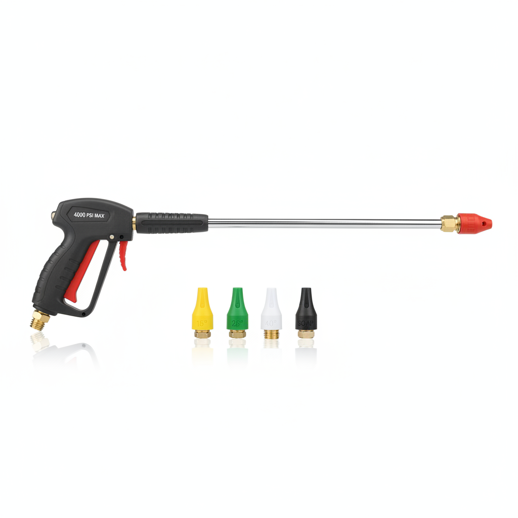 Professional Pressure Washer Gun Kit — 4000 PSI Rated
