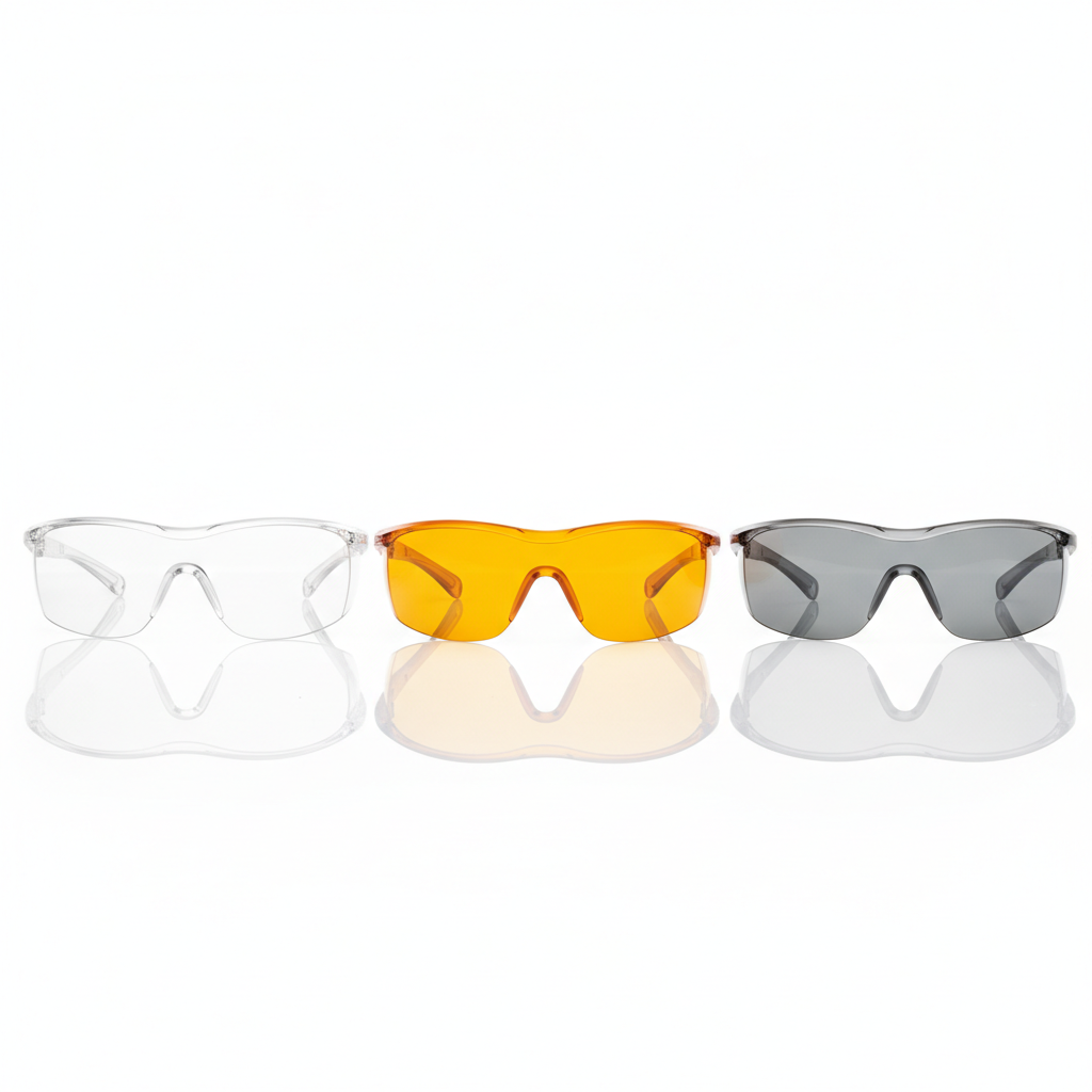 Safety Glasses with Anti-Fog Coating — 3 Pack