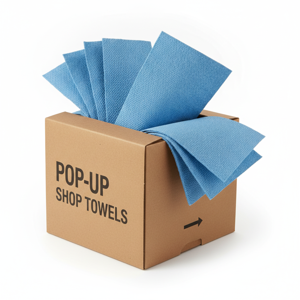 Shop Towel Dispenser Box — 200 Count