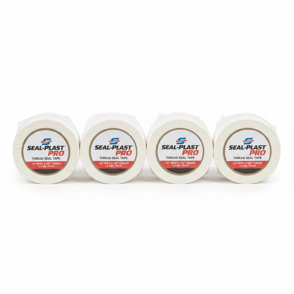 Thread Sealant Tape — Professional Grade, 4 Rolls